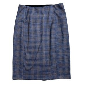 Liverpool Los Angeles Plaid Pencil Skirt Size 10